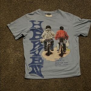 Akoo Blue and Red Kids Short Sleeve Tee